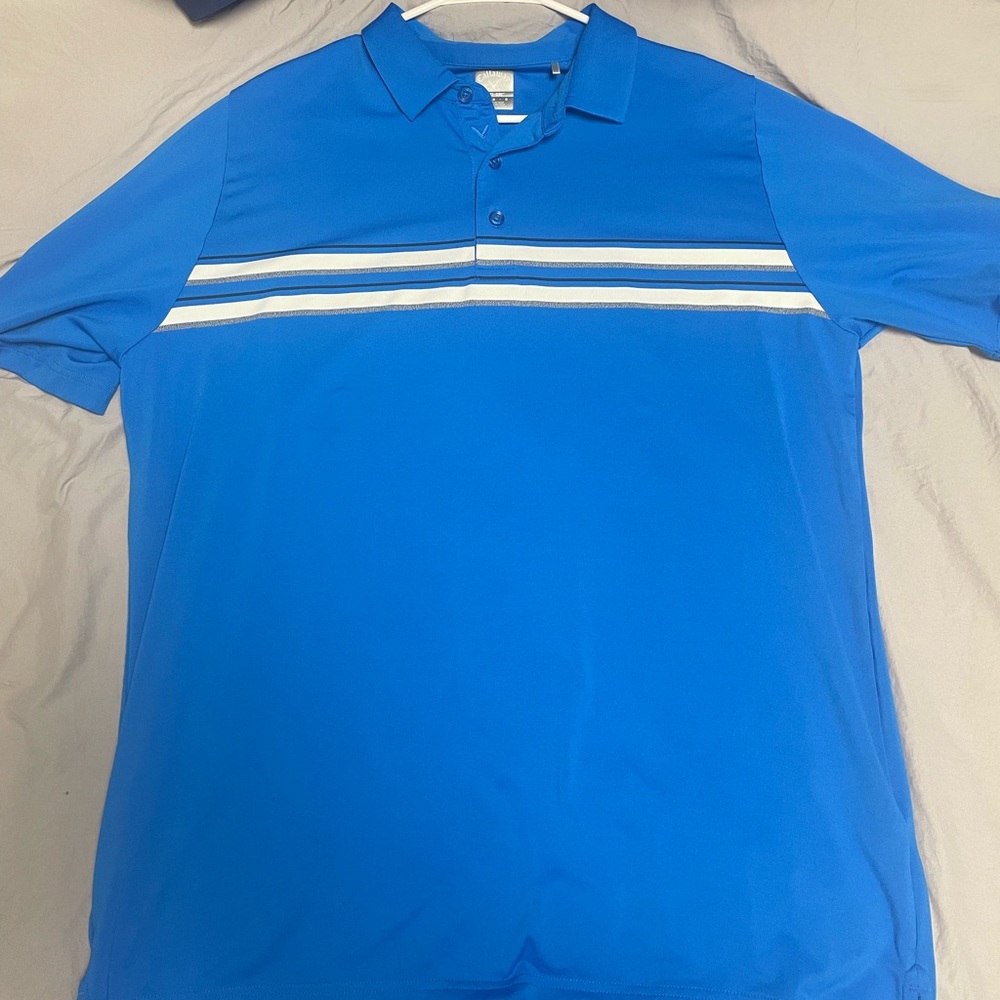 Callaway Golf polo opti dri FGCU Florida gulf coast embroidered mens size L